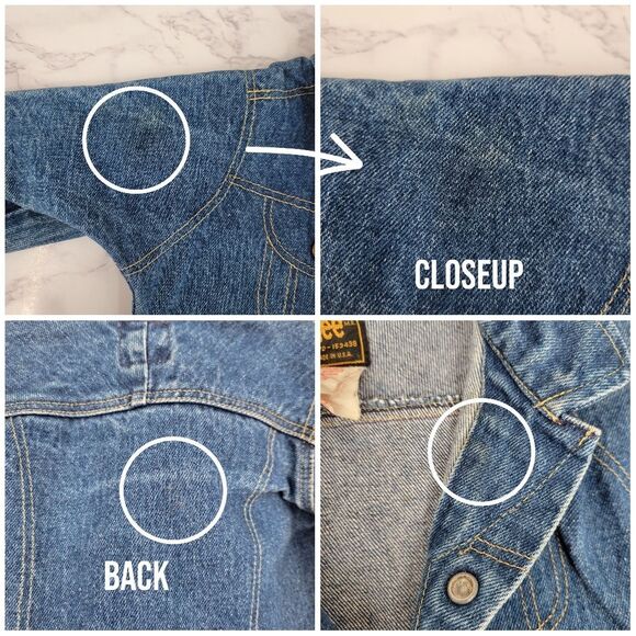 Lee Vintage Kids Blue Denim Jean Trucker Jacket - Picture 11 of 15